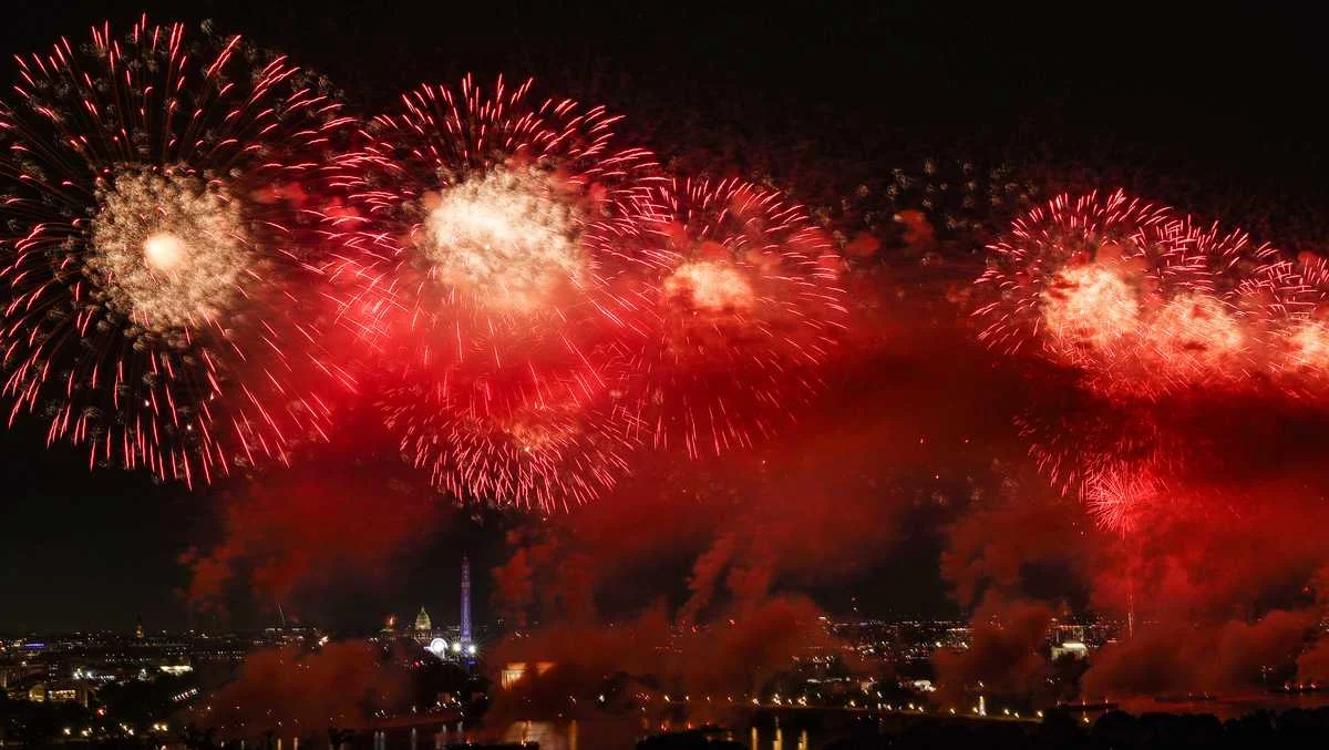 DC fireworks extravaganza kicks off America 250 amid storm delay