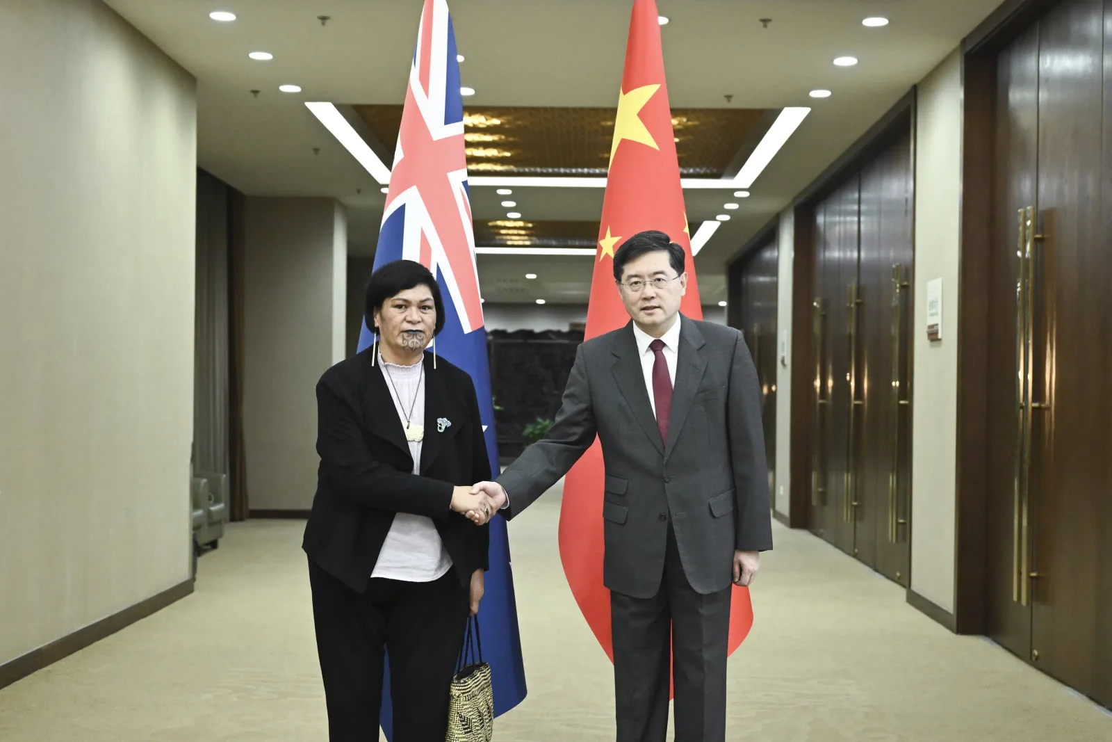 New Zealand expresses concerns to China on lethal aid and regional issues.