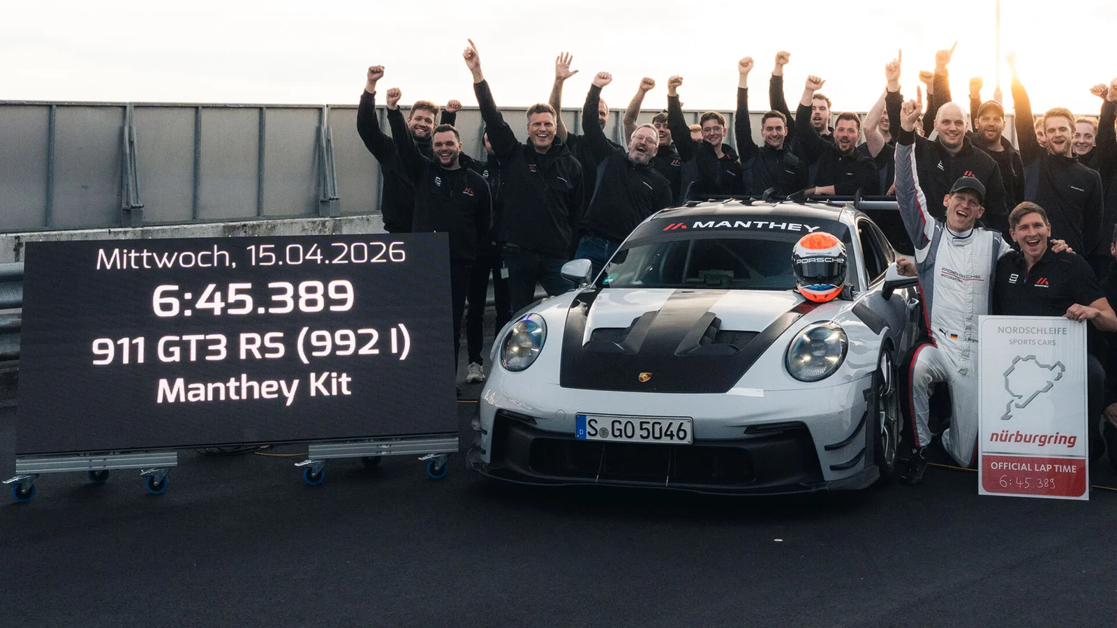 Manthey-Kit Porsche GT3 RS Nails a Fast Nürburgring Run, but Mustang Still Leads