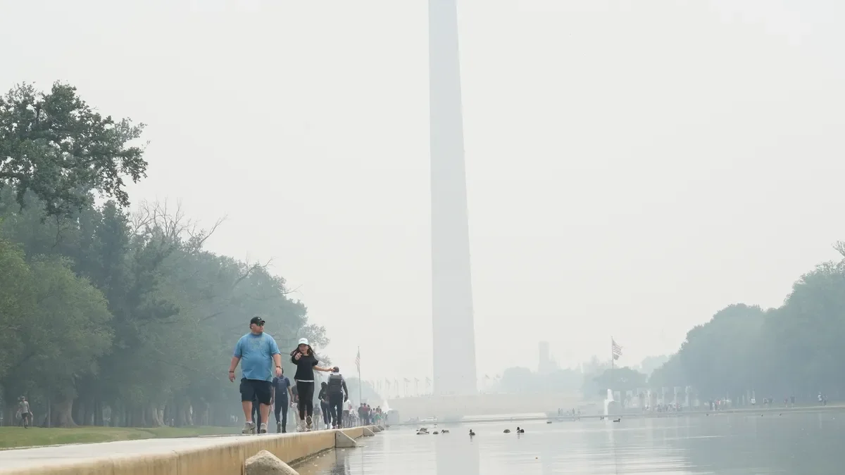 US Air Quality Alerted by Canadian Wildfires and Wildfire Smoke Shifts South.