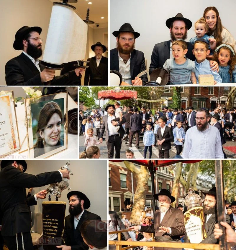Crown Heights Welcomes Its First Dedicated Sefer Torah in Memory of Chaia Mushka Stiefelmann