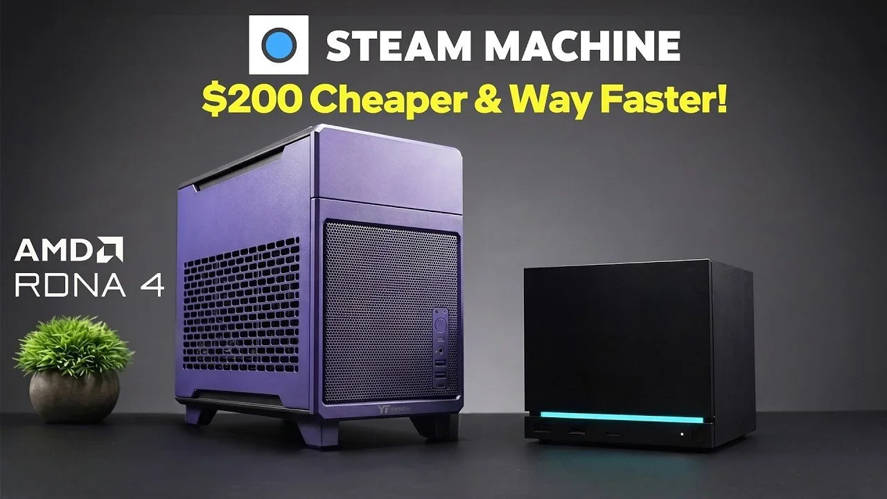 Compact Steam Machine Delivers 1.5x Valve Performance for $200 Less