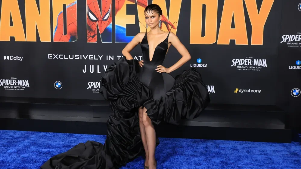 Zendaya Dazzles LA Premiere with Abstract Spider-Inspired Metamorphosis Look