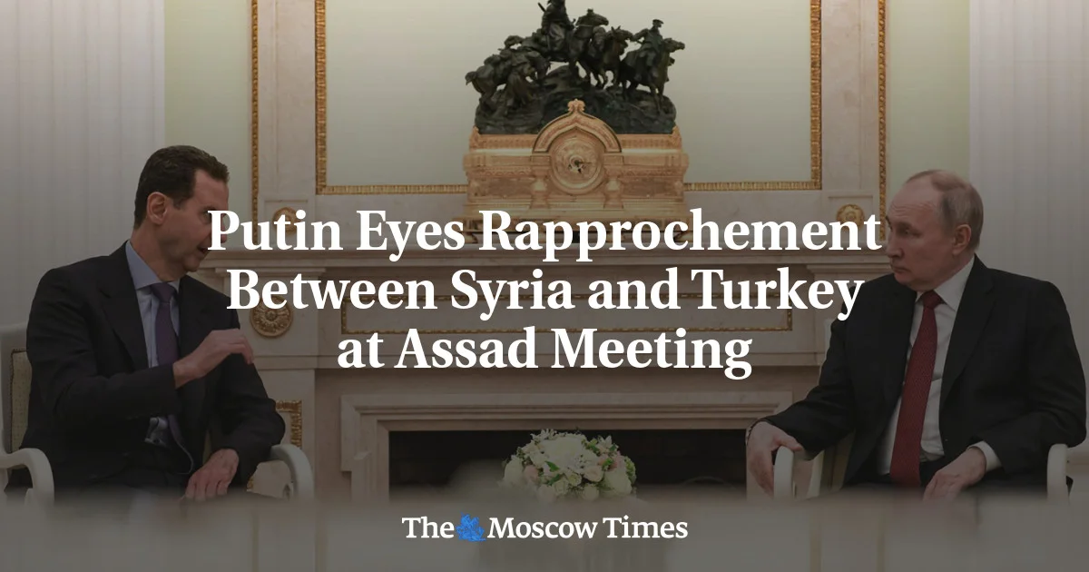 Assad meets Putin in Moscow to discuss Syria's future.