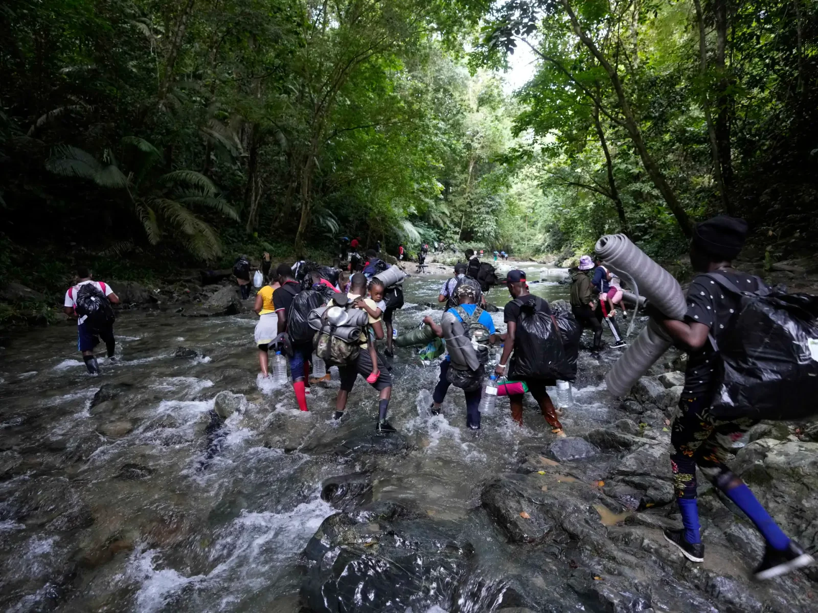 Trilateral plan to curb migration through Darien Gap announced.