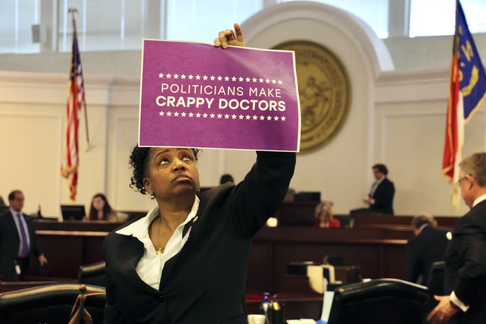 North Carolina lawmakers pass controversial 12-week abortion ban.