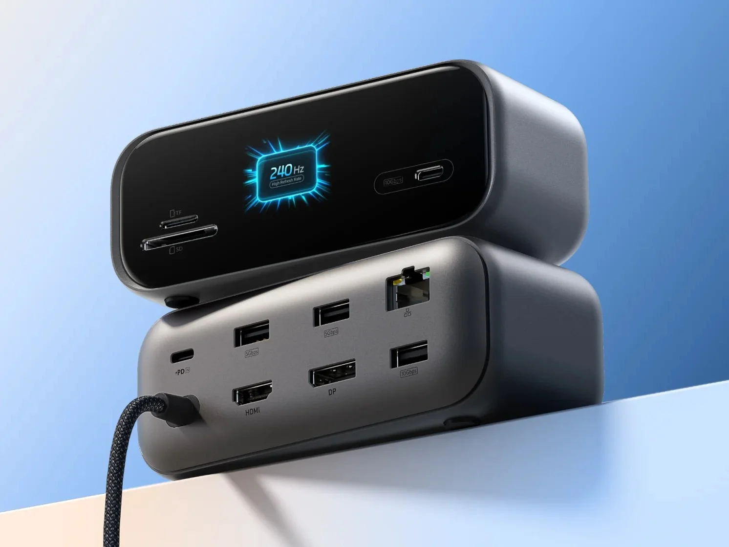 Anker unveils a $99 10-in-1 USB-C hub with a built-in smart display and 240Hz support