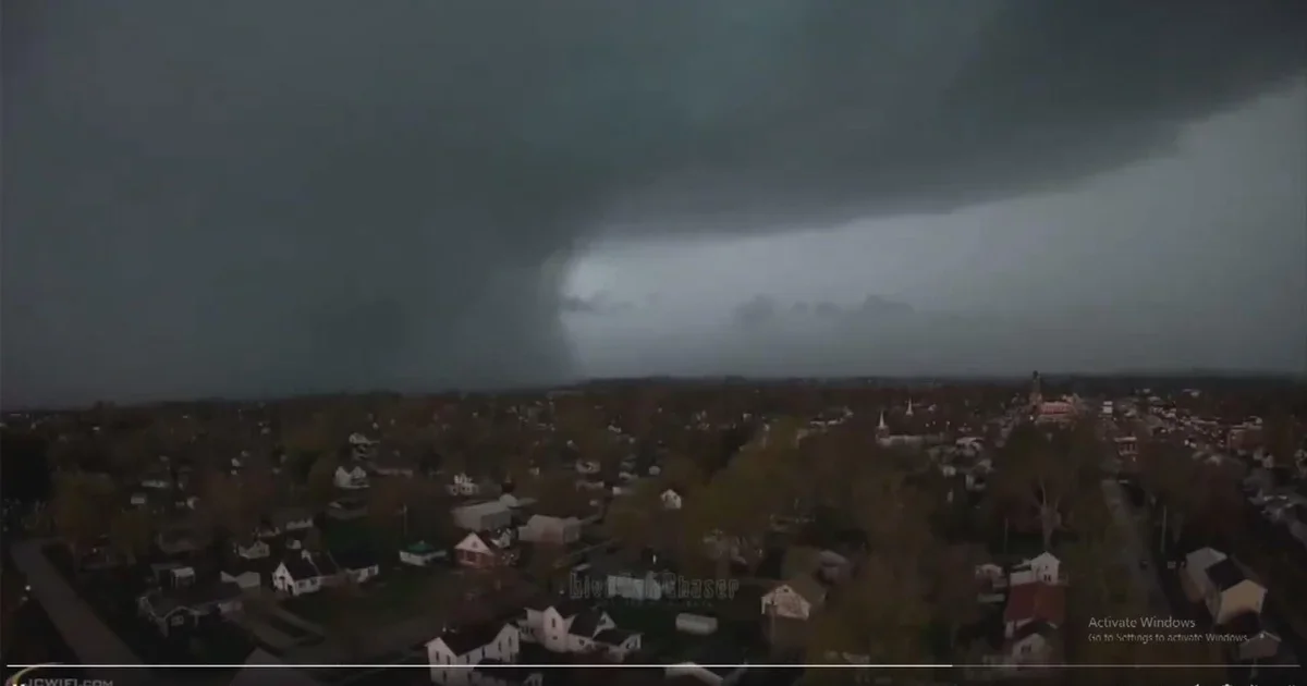 Lena Tornado Strikes Illinois; Town Locked Down as Damage Spreads