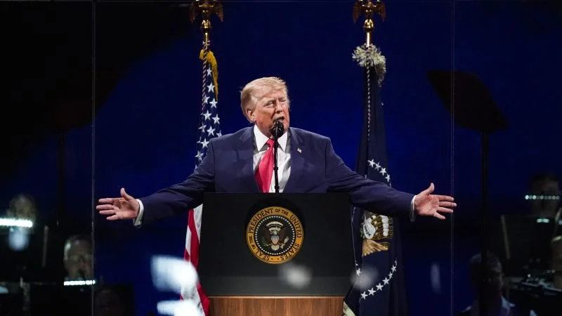 Trump Deploys Communism as Campaign Tactic at 250th Anniversary Events